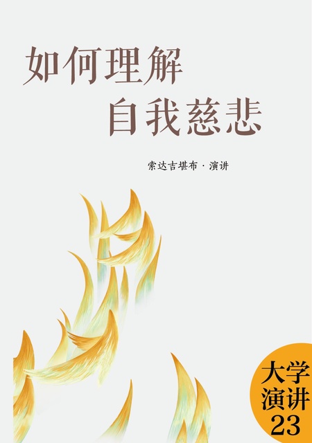 大学演讲023 如何理解自我慈悲